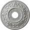 Ekena Millwork Valletta Ceiling Medallion (Fits Canopies up to 3 1/2"), Hand-Painted Frost, 18"OD x 3 1/2"ID x 1"P CM18VLFRF - alternate 1